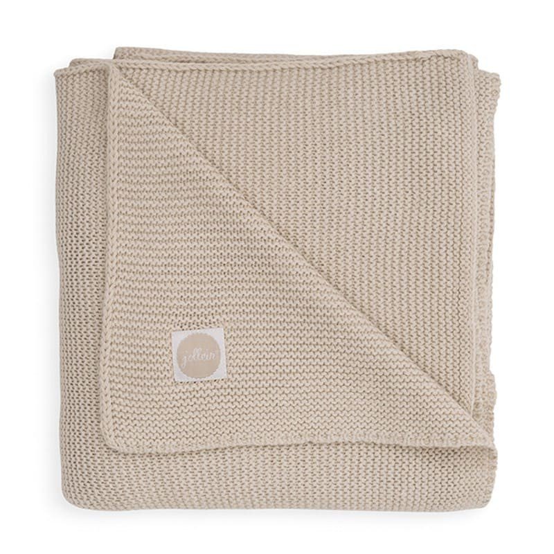 Jollein - Baby & Kids - Jollein - Kocyk tkany 75 x 100 cm Basic Knit TOG 1.0 NOUGAT