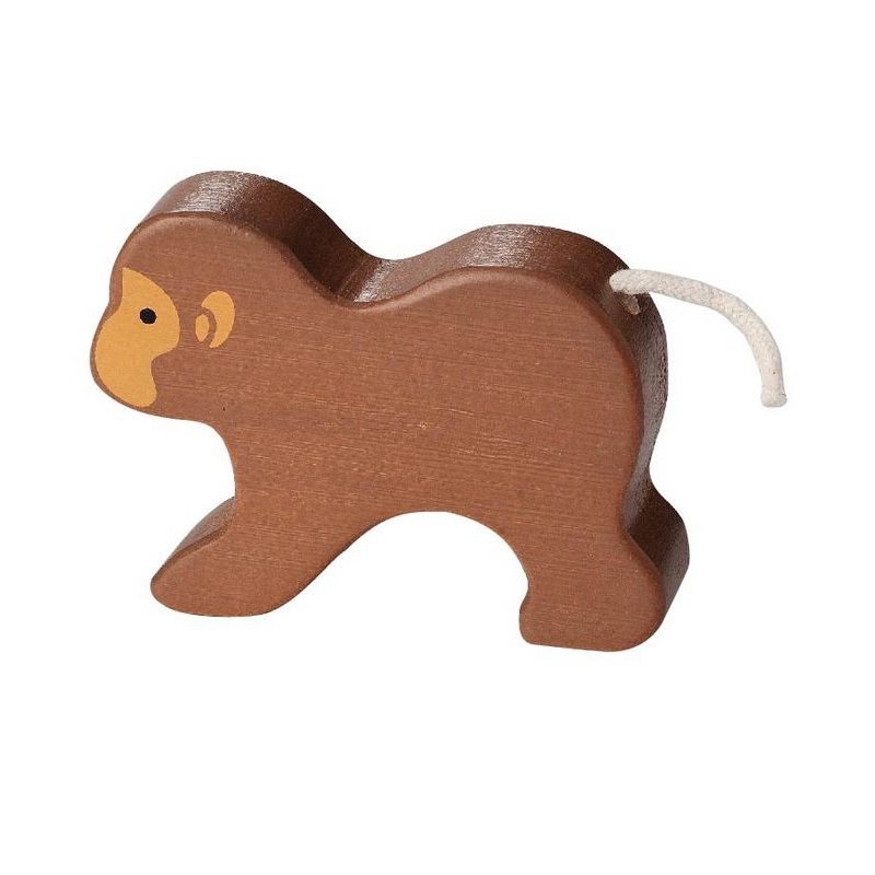 EverEarth - Małpka drewniania figurka bambusowa