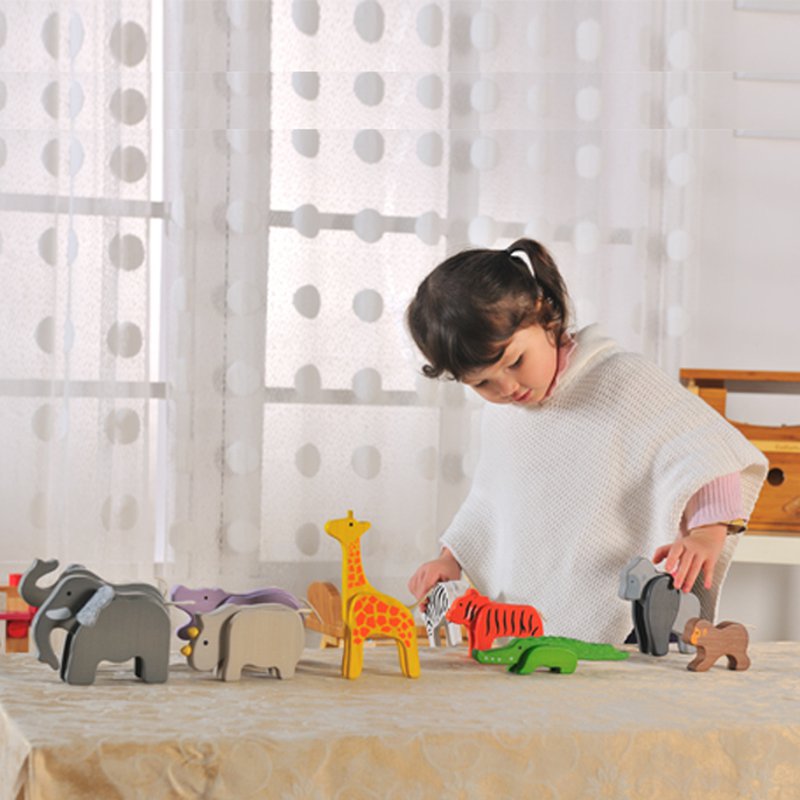 EverEarth - Małpka drewniania figurka bambusowa