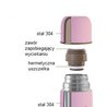 Miniland - Termos z powłoką Azure-Rose 350ml - różowy Miniland - Termos z powłoką Azure-Rose 350ml - różowy