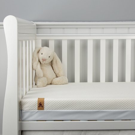 CuddleCo - Materac do łóżeczka Lullaby 140x70 cm bambus