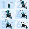 Smart Trike Składany rowerek Folding Trike STR 3 6w1 - niebieski Smart Trike Składany rowerek Folding Trike STR 3 6w1 - niebieski
