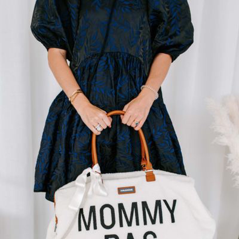 Childhome Torba Mommy Bag Teddy Bear White (Limited Edition) CHILDHOME