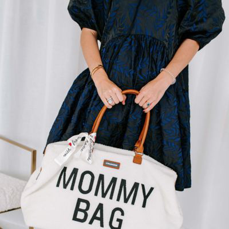 Childhome Torba Mommy Bag Teddy Bear White (Limited Edition) CHILDHOME