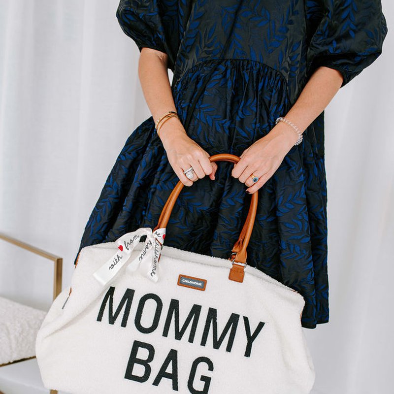 Childhome Torba Mommy Bag Teddy Bear White (Limited Edition) CHILDHOME