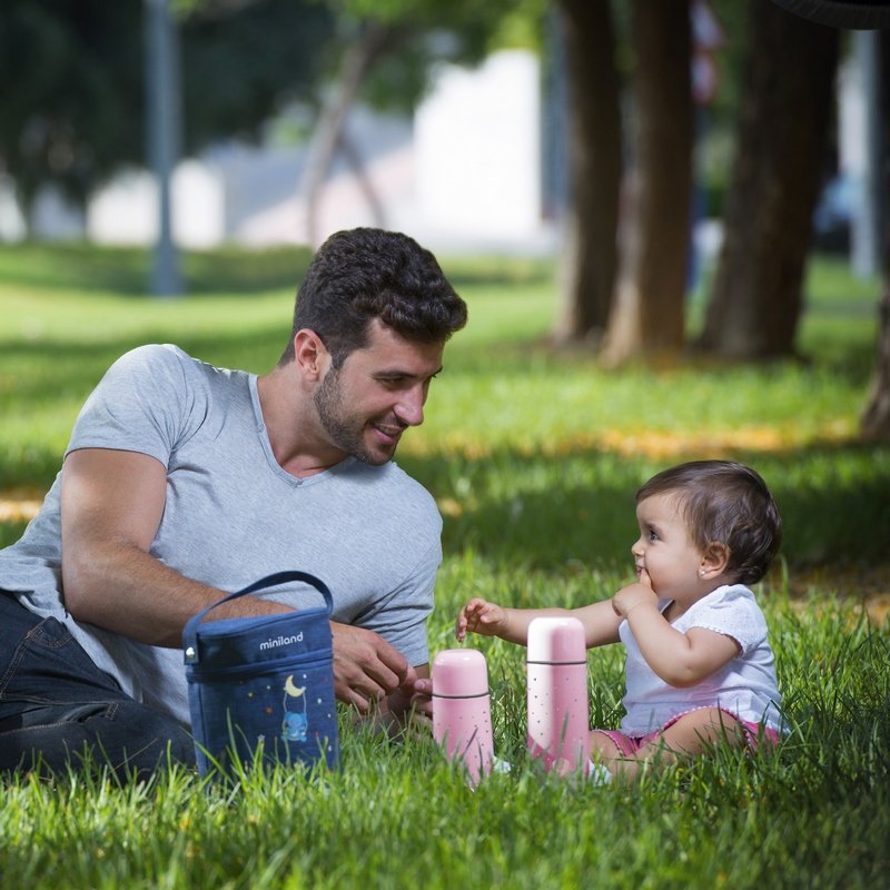 Miniland - Termos z powłoką Azure-Rose 500ml - różowy
