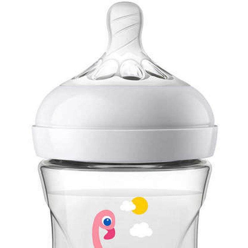 Avent - Butelka dla niemowląt Natural 260ml Flaming