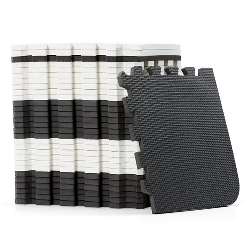 Kinderkraft Mata Piankowa Puzzle LUNO Black