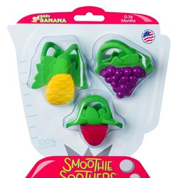 Baby Banana Zestaw Gryzaków Owoce 3 szt