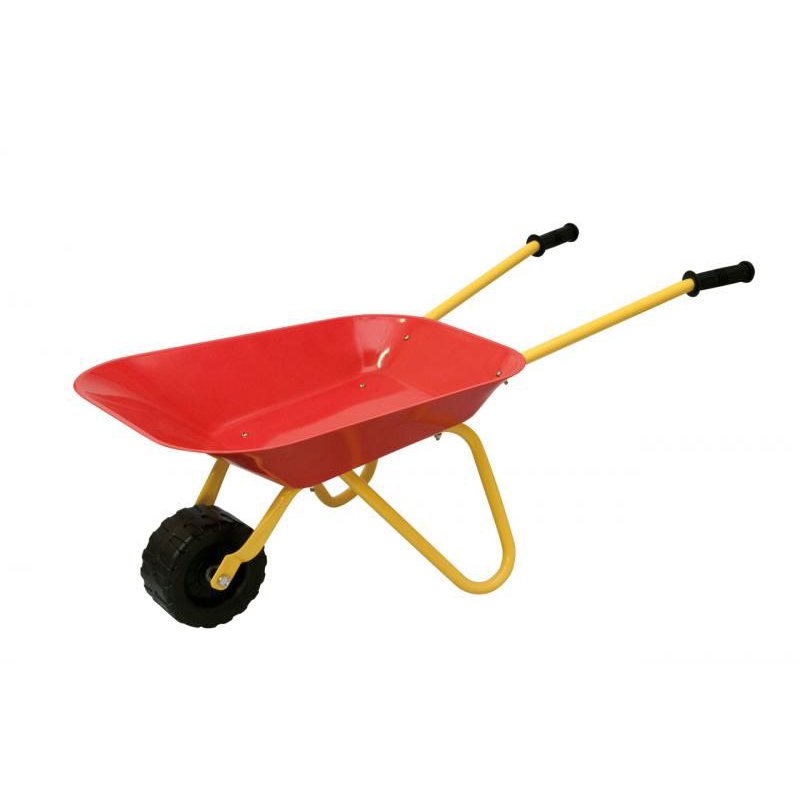 Taczka dla dzieci metalowa czerwona Woody