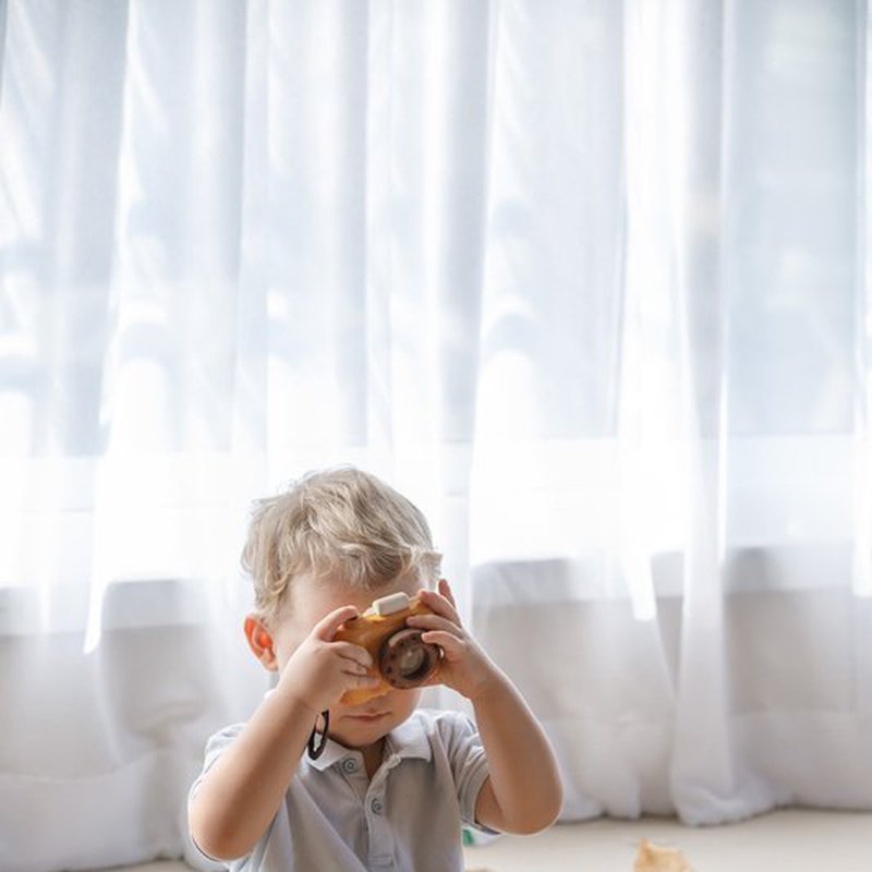 Plan Toys - Aparat fotograficzny - barwy sadu