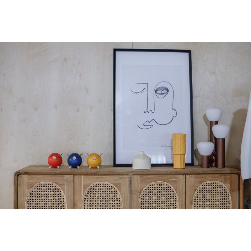 Plan Toys - Świnka skarbonka - żółta - barwy sadu