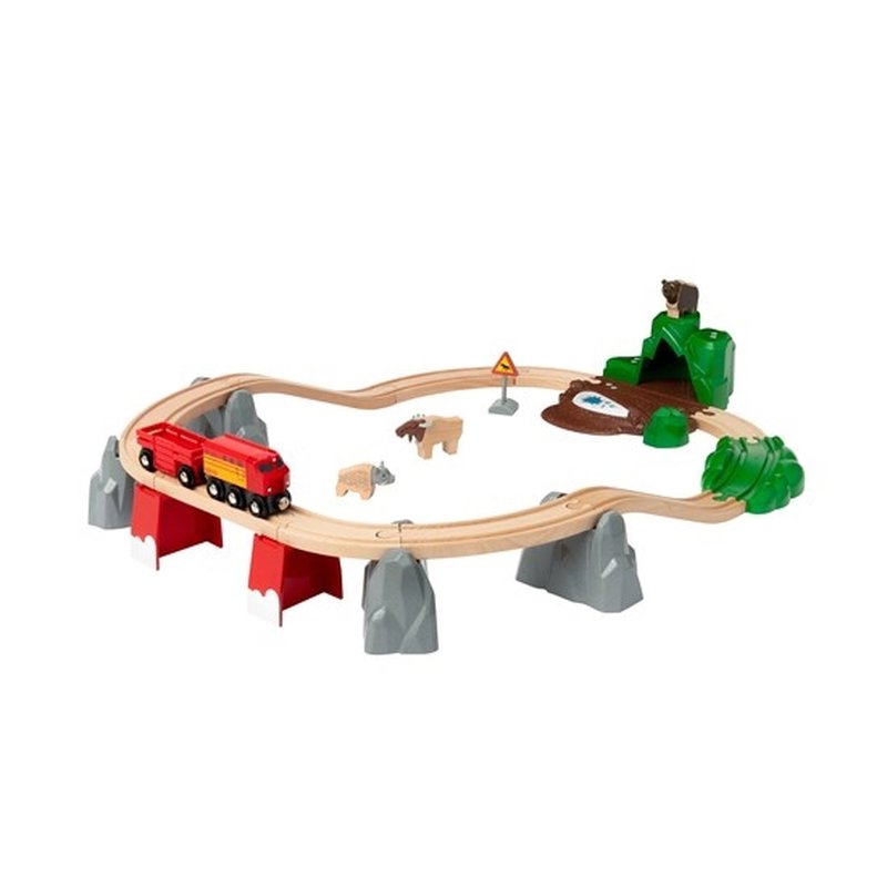 BRIO World Kolejka ze Zwierzętami Nordic
