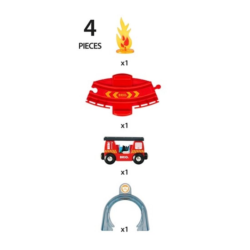 BRIO Smart Tech Tunel Alarmowy ze Strażą