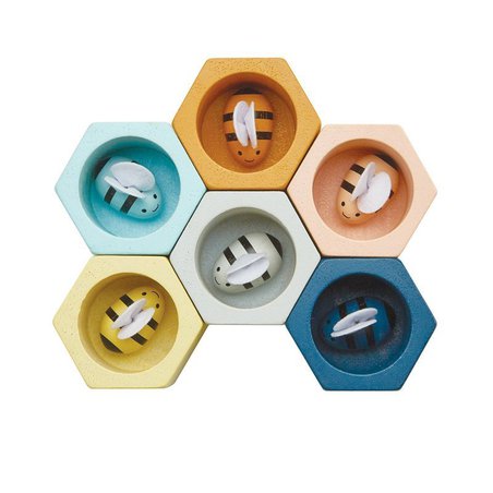 Plan Toys - Plaster miodu z pszczółkami - barwy sadu