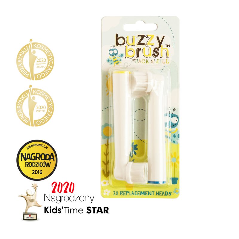 Jack N'Jill, Dwie wymienne końcówki do szczoteczki elektrycznej JACK N'JILL