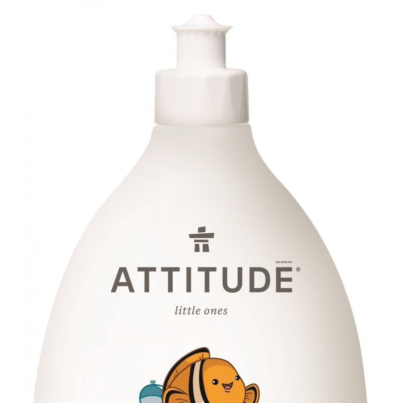 Attitude, Płyn do mycia butelek i akcesoriów dziecięcych, Bezzapachowy (fragrance free), 700 ml ATTITUDE