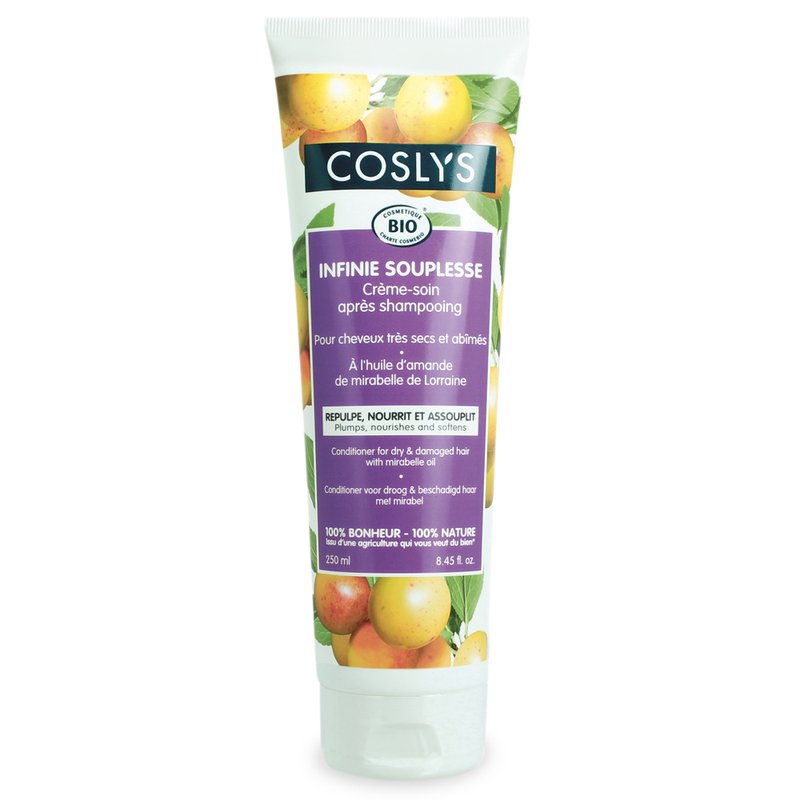 Coslys, Odżywka do włosów suchych i zniszczonych z olejem z mirabelek, 250 ml