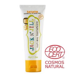 Jack N'Jill, Naturalna Pasta do zębów, organiczny banan i Xylitol, 50g JACK N'JILL