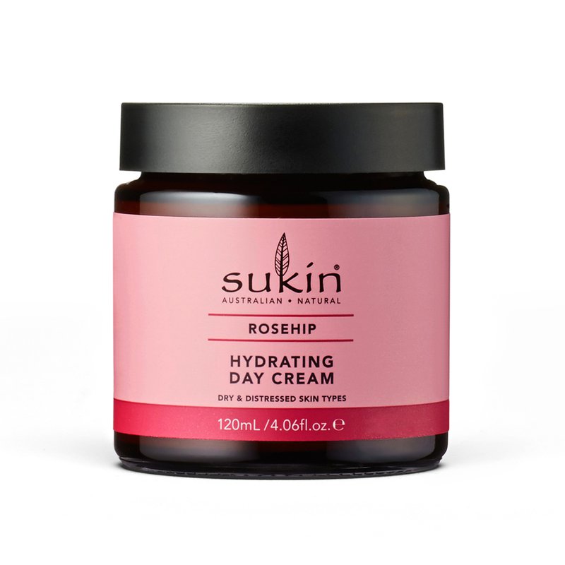 Sukin, ROSEHIP Nawilżający krem do twarzy na dzień, 120ml SUKIN