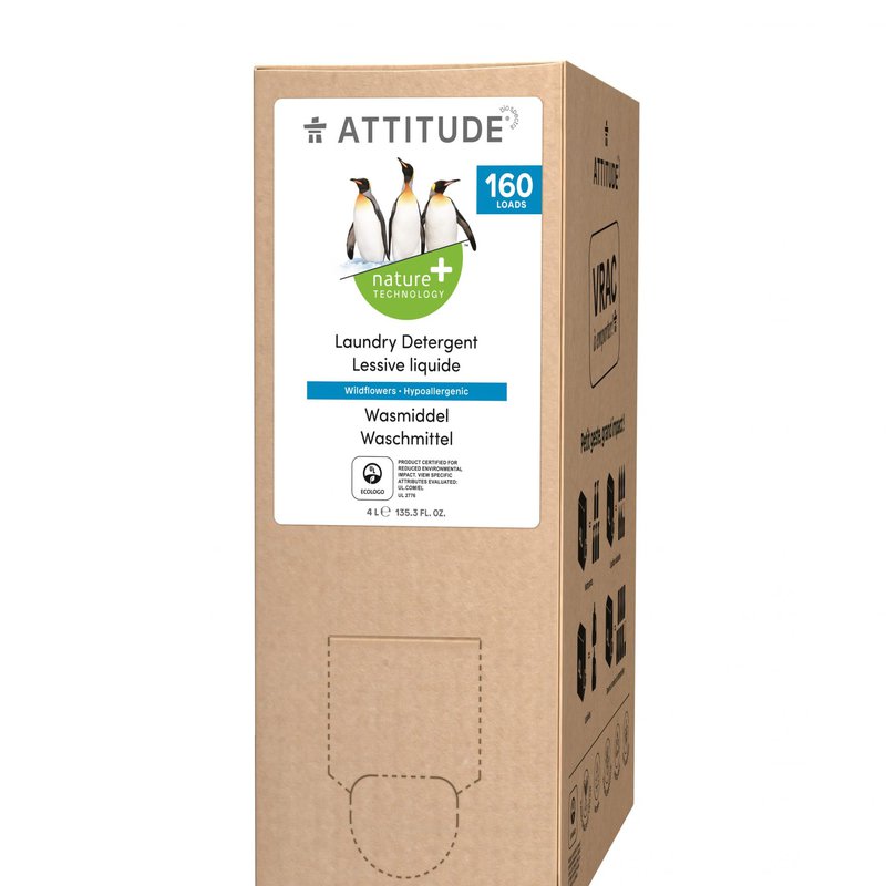 Attitude, Płyn do prania, Kwiaty Polne (Wildflowers) 160 prań, 4L ATTITUDE