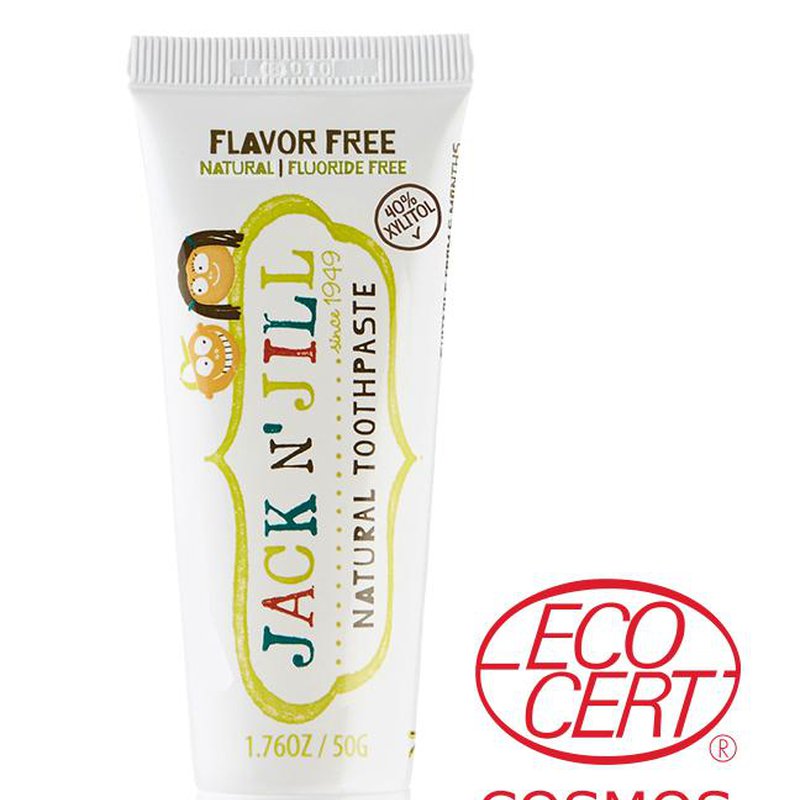 Jack N'Jill, Naturalna Pasta do zębów bezsmakowa, Xylitol, 50g JACK N'JILL