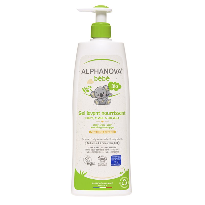 Alphanova Bebe, Odżywczy żel do mycia skóry suchej i atopowej, 500ml ALPHANOVA BEBE