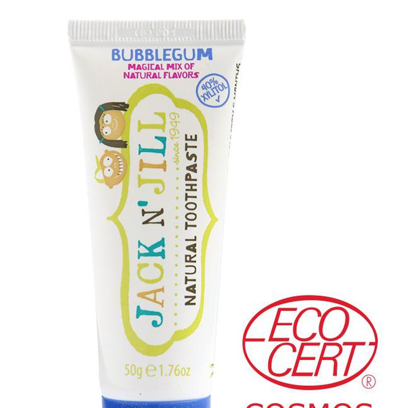 Jack N'Jill, Naturalna Pasta do zębów Bubblegum, Xylitol, 50g JACK N'JILL