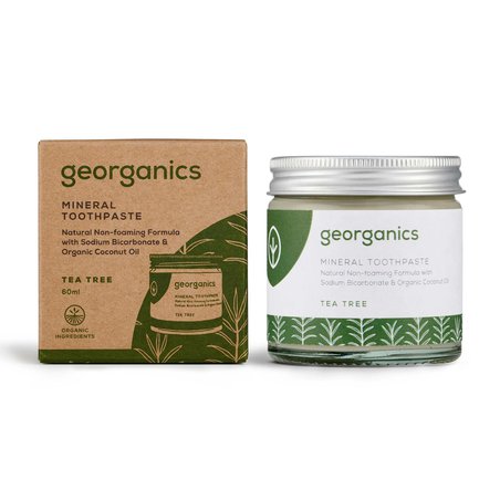 Georganics, Mineralna pasta do zębów w słoiku Tea Tree, 120ml GEORGANICS