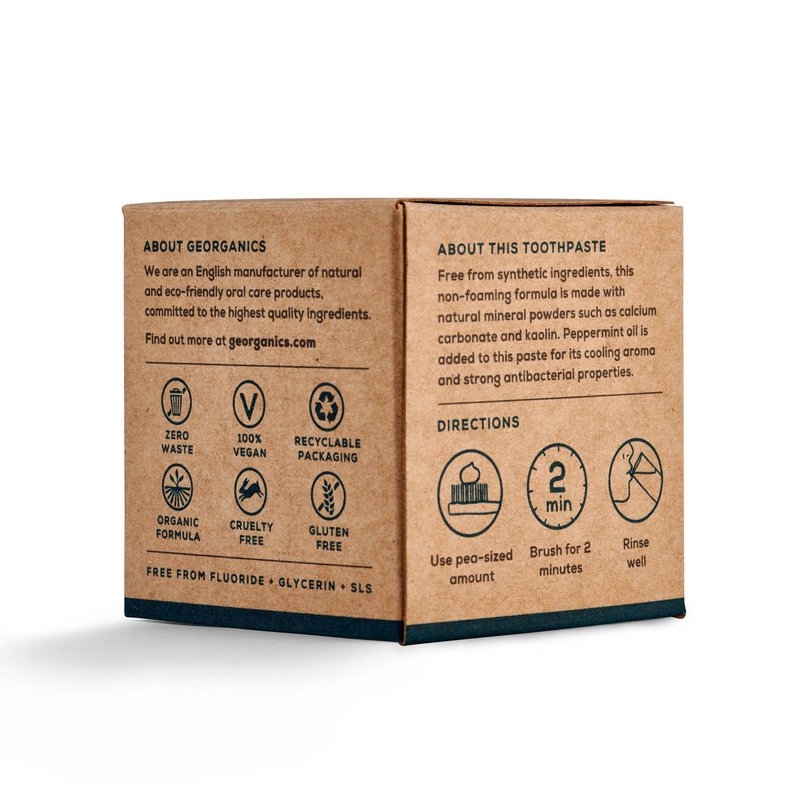 Georganics, Mineralna pasta do zębów w słoiku Tea Tree, 120ml GEORGANICS