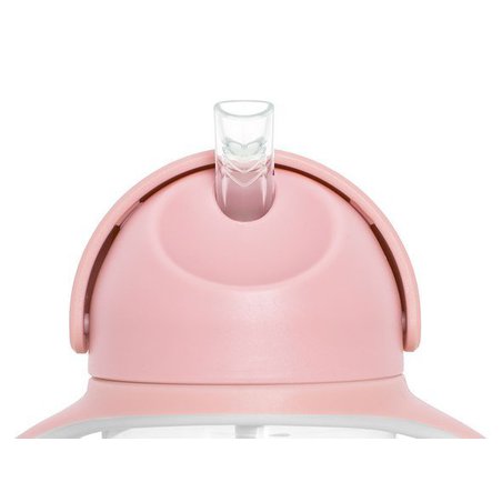 KIDodo - Bidon z Obciążoną Słomką, Różowy, 260 ml,  6m+