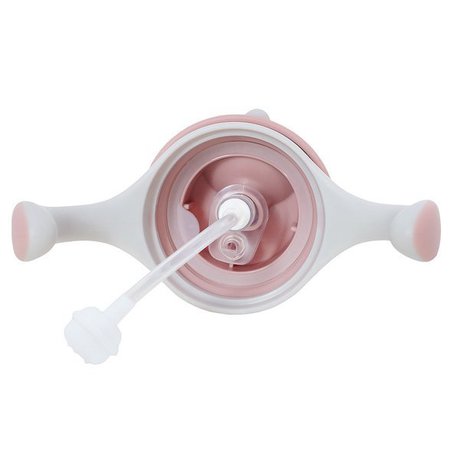 KIDodo - Bidon z Obciążoną Słomką, Różowy, 260 ml,  6m+
