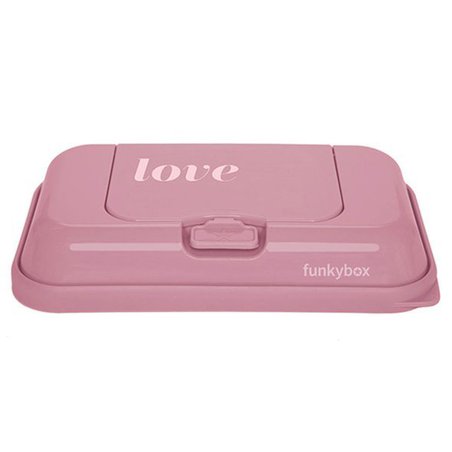 Funkybox - Pojemnik na Chusteczki To Go, Vintage Pink Love
