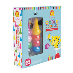 Tiger Tribe® - DOODLowanie. Kredki na Palec: Zwierzęta