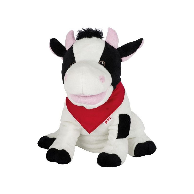 Goki® - Goki - Pacynka pluszowa na rękę Krówka