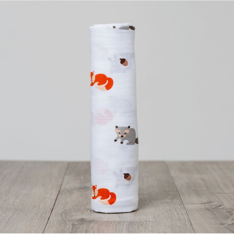 Lulujo Kocyk Muślinowy Leśni Przyjaciele