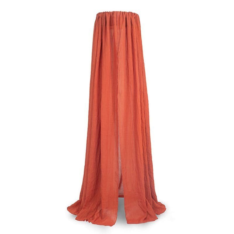 Jollein - Baby & Kids - Jollein - Moskitiera woalowa nad łóżeczko niemowlęce Vintage RUST 155 cm