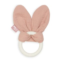 Jollein - Baby & Kids - Jollein - Gryzak silikonowy Bunny ears Rosewood