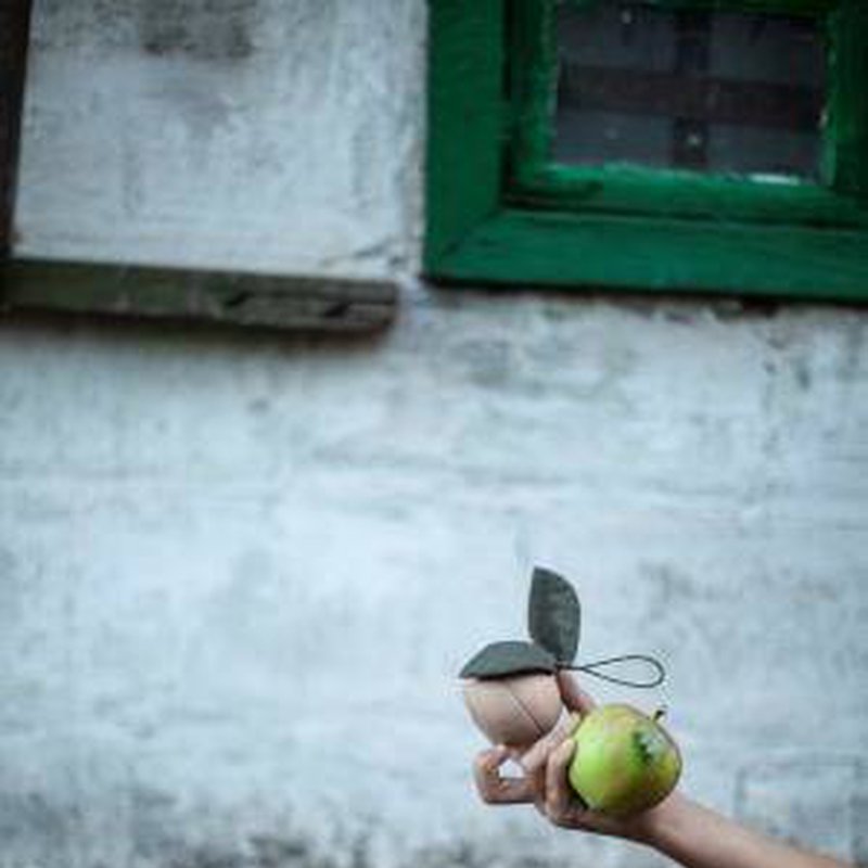 BABAI TOYS - Jabłko z przyjacielem, kolorowe, Babai