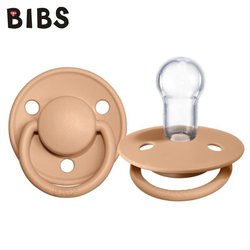 BIBS DE LUX PEACH ONE SIZE Smoczek uspokajający silikonowy
