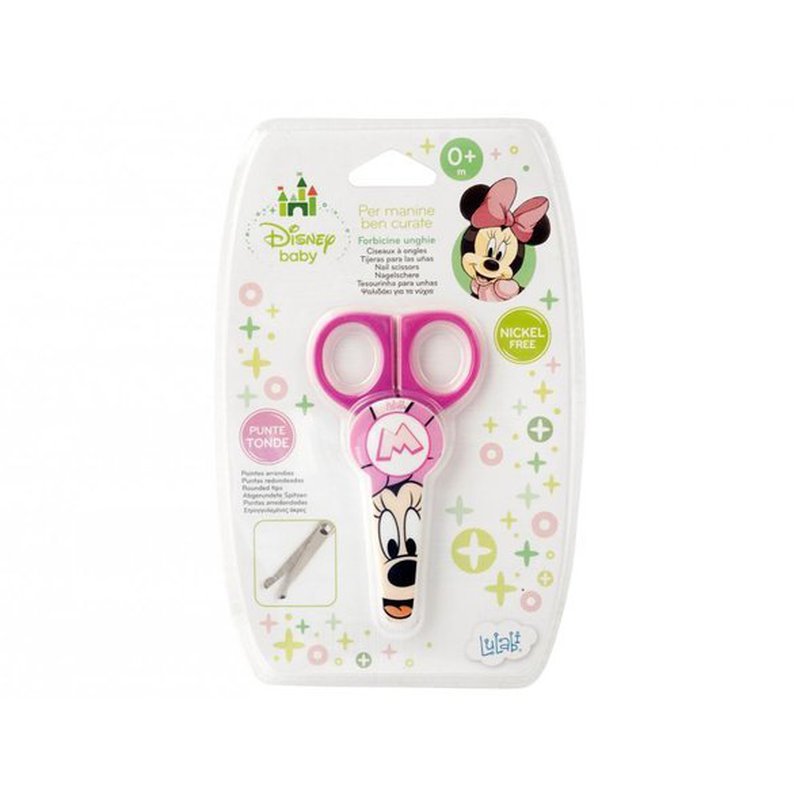 Lulabi - Nożyczki do Paznokci dla Dzieci, Myszka Minnie, 0m+