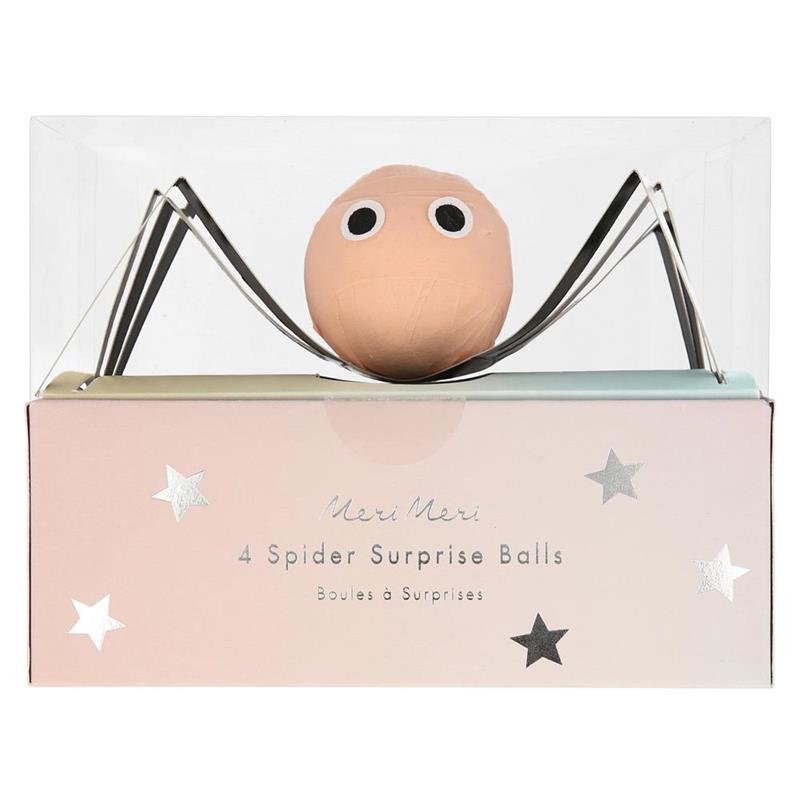 Meri Meri - Kulki z niespodzianką Pastel Halloween -  Pająk