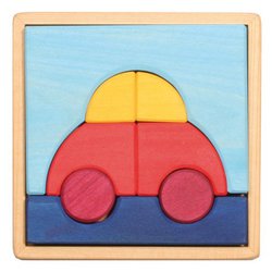 Autko 1+, tęczowe, Grimm's