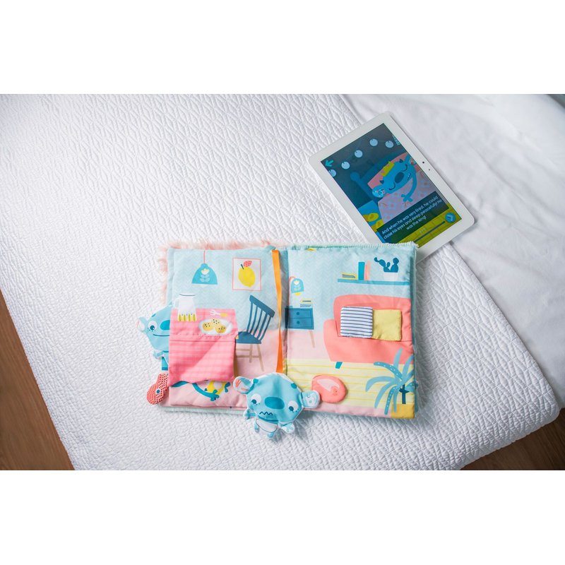 Miniland - zabawki edukacyjne - Książka edukacyjna, sensoryczna - czynności codzienne