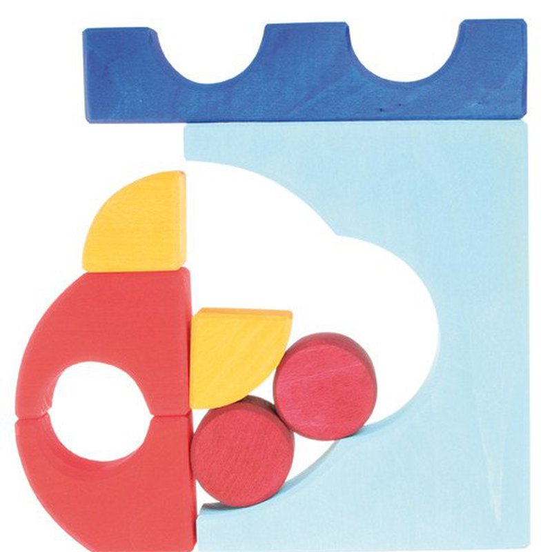 Autko 1+, tęczowe, Grimm's