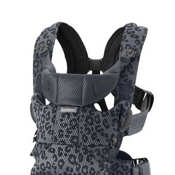 BABYBJORN MOVE 3D Mesh - nosidełko, Antracyt/Leopard