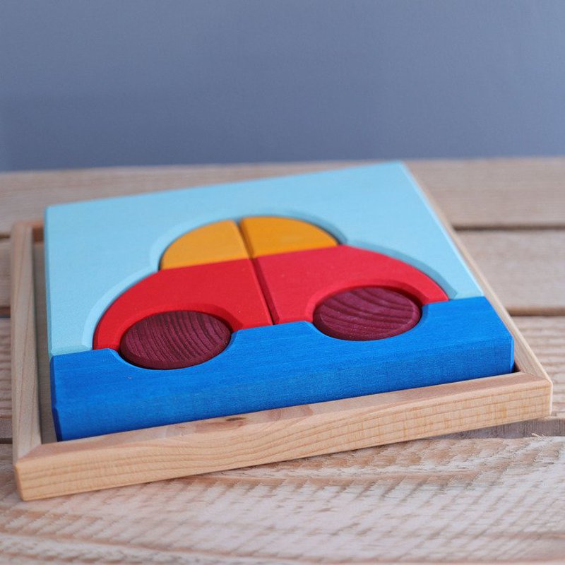 Autko 1+, tęczowe, Grimm's