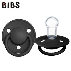BIBS DE LUX BLACK ONE SIZE Smoczek uspokajający silikonowy