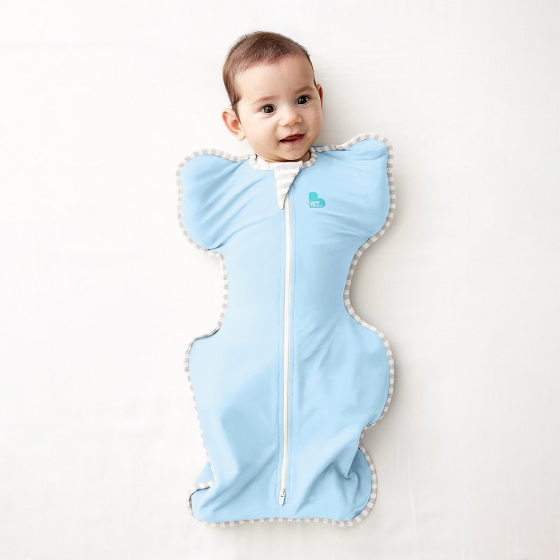 Love to Dream - Otulacz Swaddle UP - rozmiar M - niebieski - ETAP 1 Lite