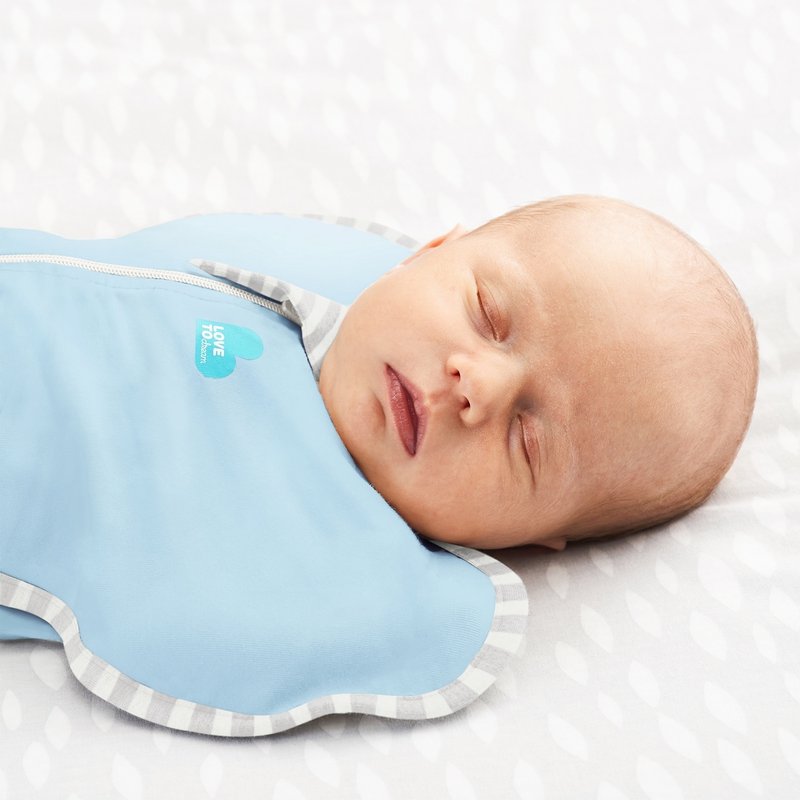 Love to Dream - Otulacz Swaddle UP - rozmiar M - niebieski - ETAP 1 Lite
